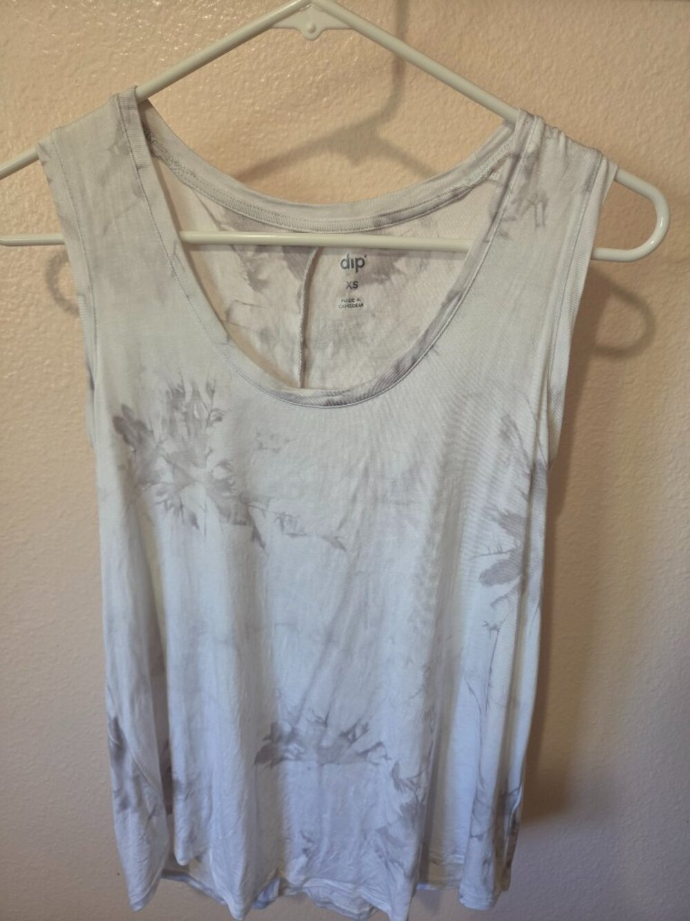 dip White and Gray Marbled Shirt